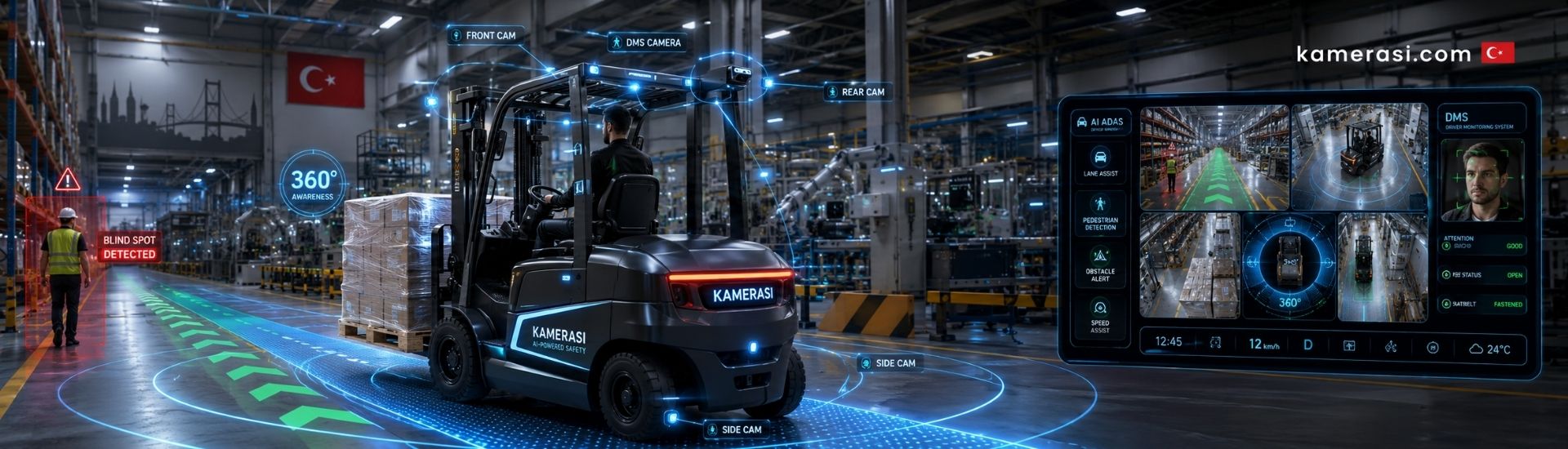 Forklift Kamera Sistemleri: Depolarda Sıfır Hata, Maksimum Güvenlik